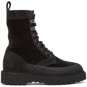 Diemme Altivole Suede Boots Size 36 6 Women's Black Combat New